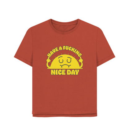 Rust Printed T-shirt