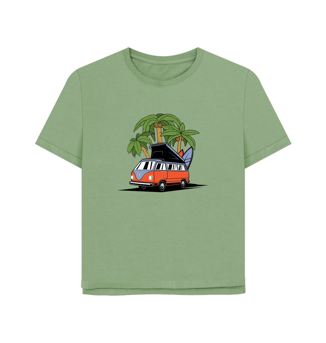 Sage Campervan Women's Relaxed Fit T-shirt
