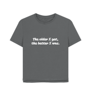 Slate Grey Printed T-shirt