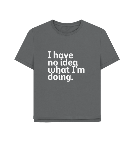 Slate Grey Printed T-shirt