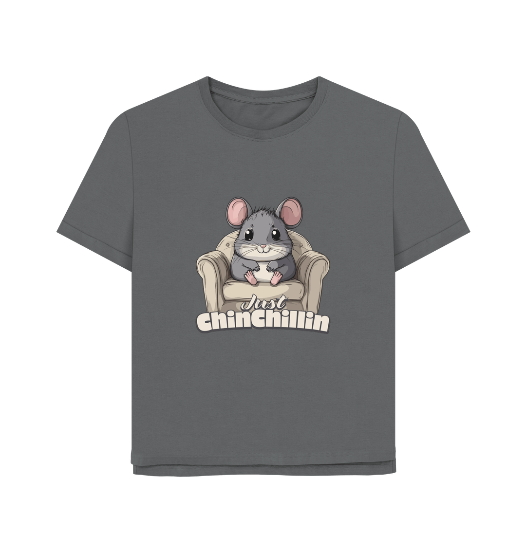 Slate Grey Printed T-shirt