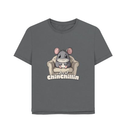 Slate Grey Printed T-shirt