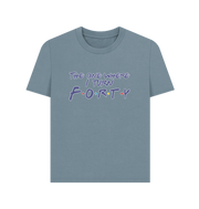 Stone Blue Turn Forty Women's T-shirt