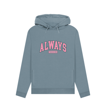 Stone Blue Freezing Always Women's Hoodie