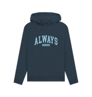 Navy Blue Always Freezing Women's Hoodie