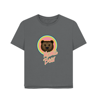 Slate Grey Mama Bear Women's Relaxed Fit T-shirt