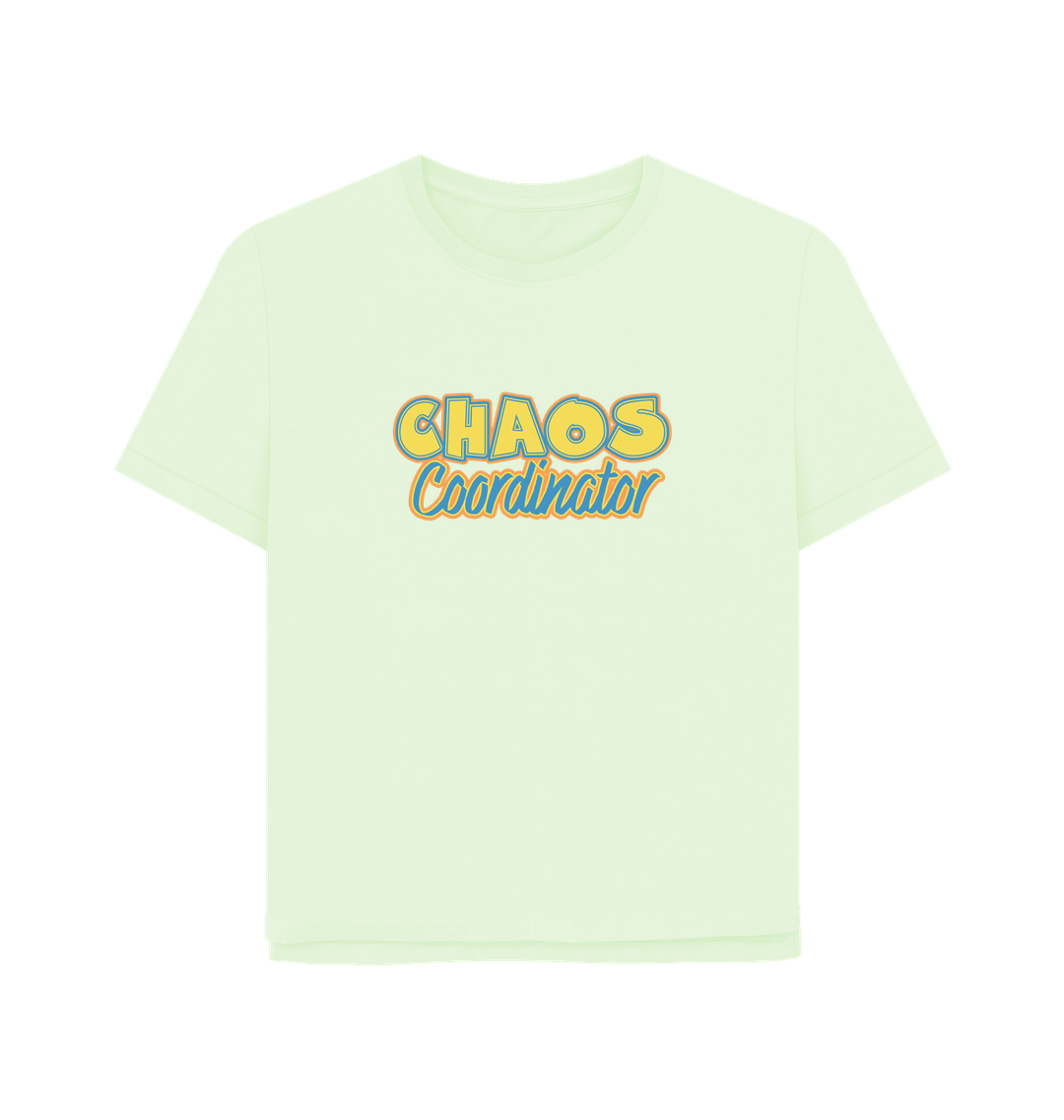 Pastel Green Chaos Coordinator Women's Relaxed Fit T-shirt