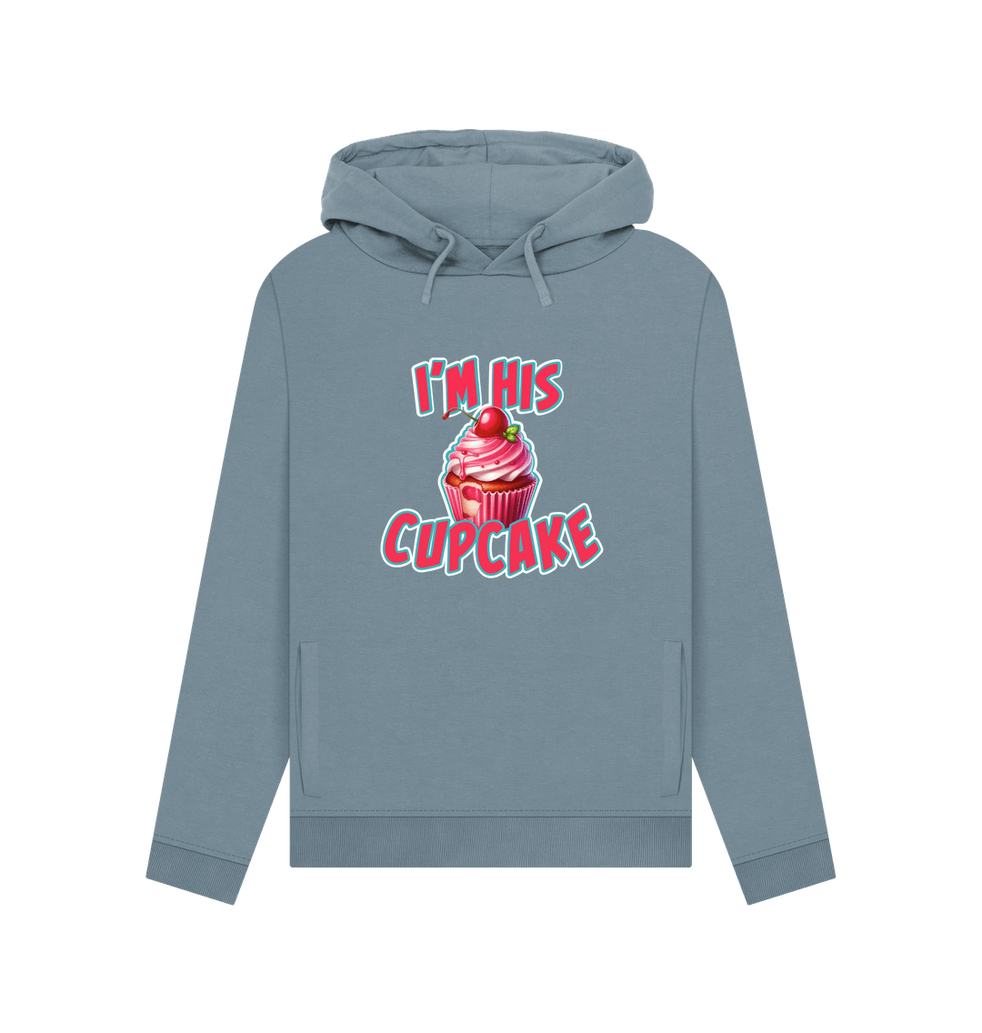 Stone Blue Cupcake Women's Hoodie