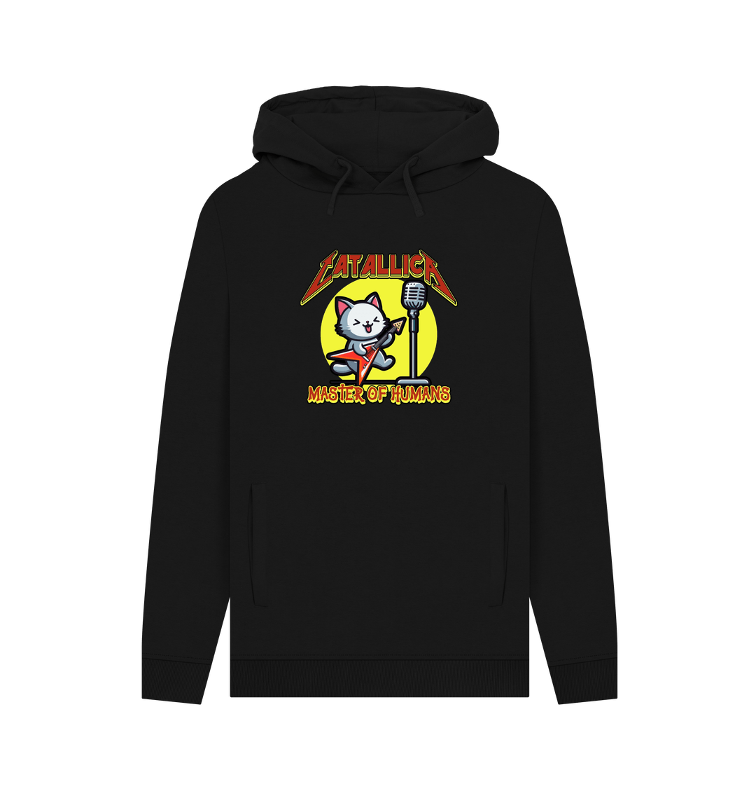 Black Catallica Men's Hoodie