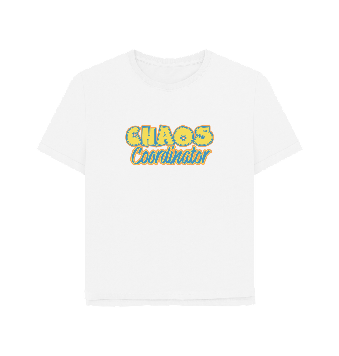 White Chaos Coordinator Women's Relaxed Fit T-shirt
