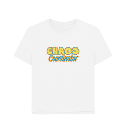 White Chaos Coordinator Women's Relaxed Fit T-shirt