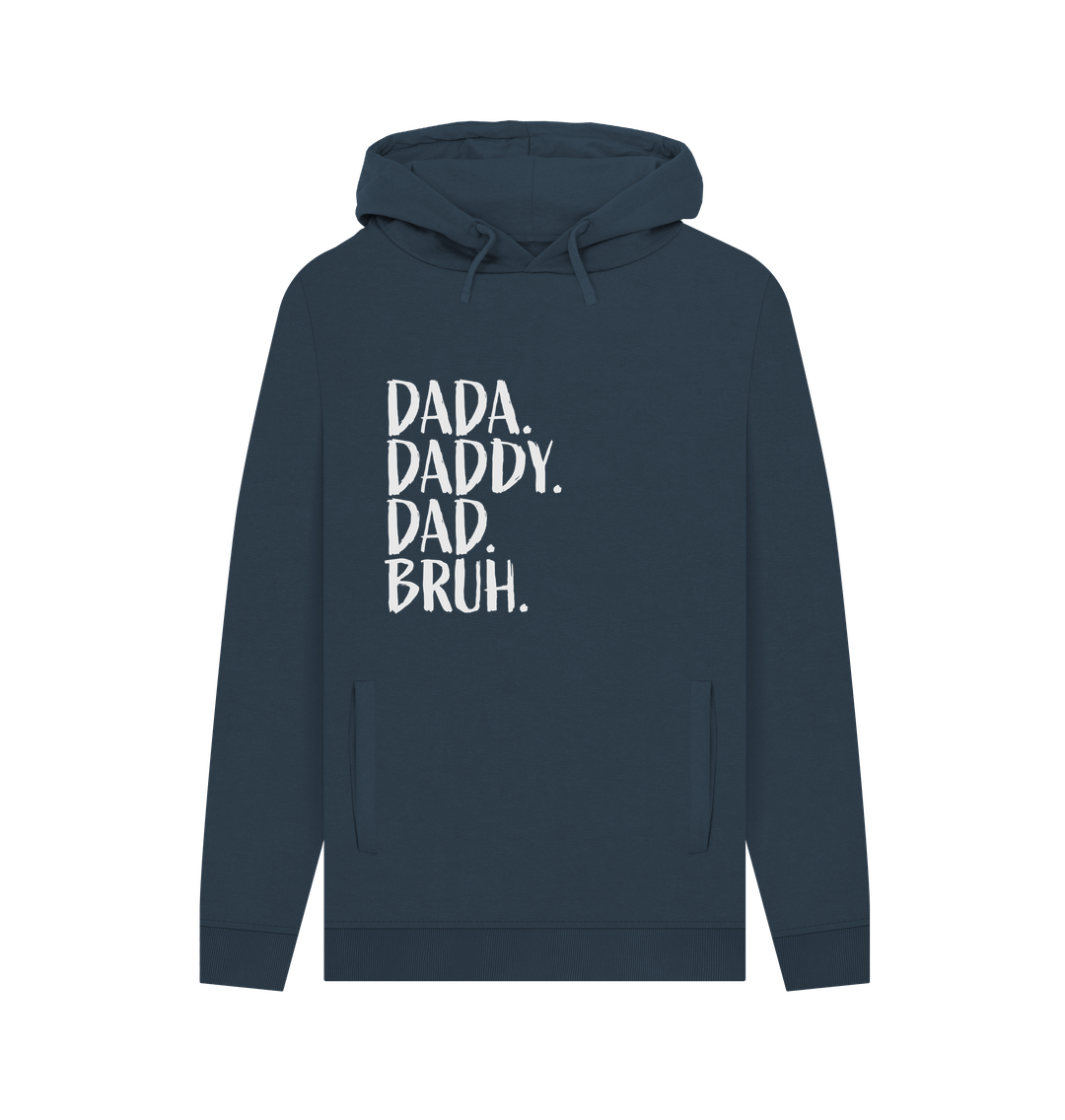 Navy Dad Bruh Men's Hoodie