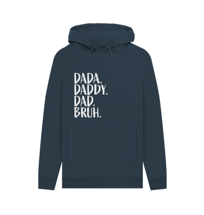 Navy Dad Bruh Men's Hoodie