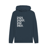Navy Dad Bruh Men's Hoodie