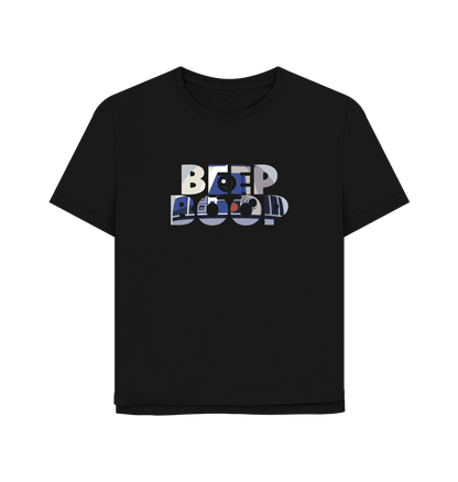 Black Beep Boop R2 Women's Relaxed Fit T-shirt