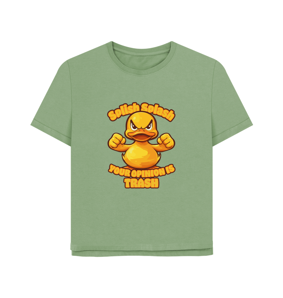 Sage Splish Splash Women's Relaxed Fit T-shirt