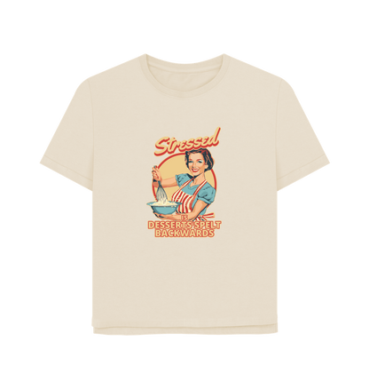 Oat Stressed Women's Relaxed Fit T-shirt