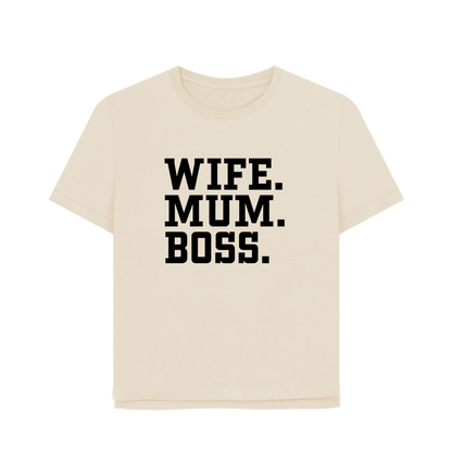 Oat Wife Mum Boss Women's Relaxed Fit T-shirt