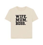 Oat Wife Mum Boss Women's Relaxed Fit T-shirt