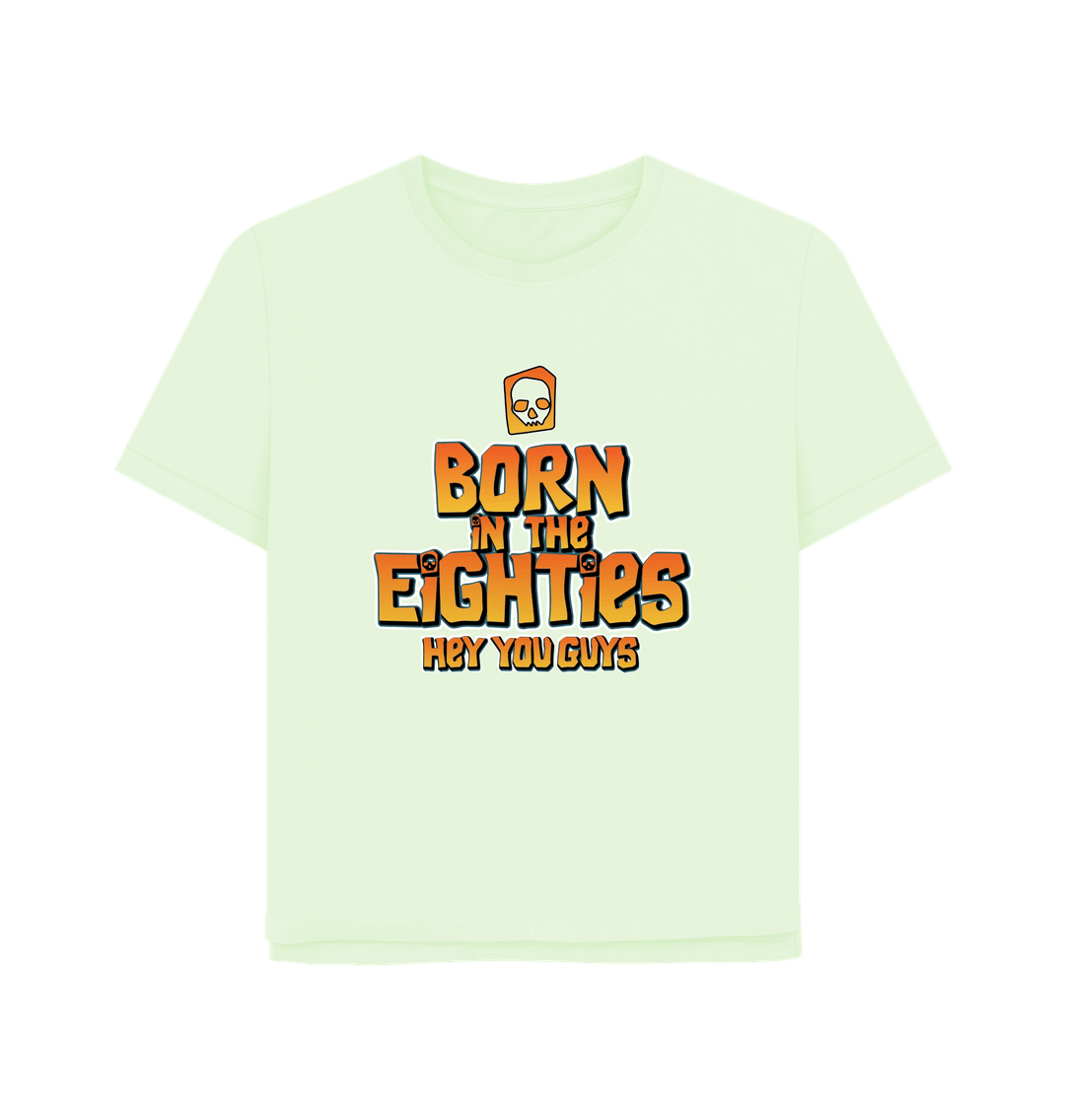 Pastel Green Born In The 80's Women's Relaxed Fit T-shirt