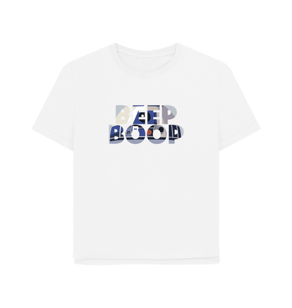 White Beep Boop R2 Women's Relaxed Fit T-shirt