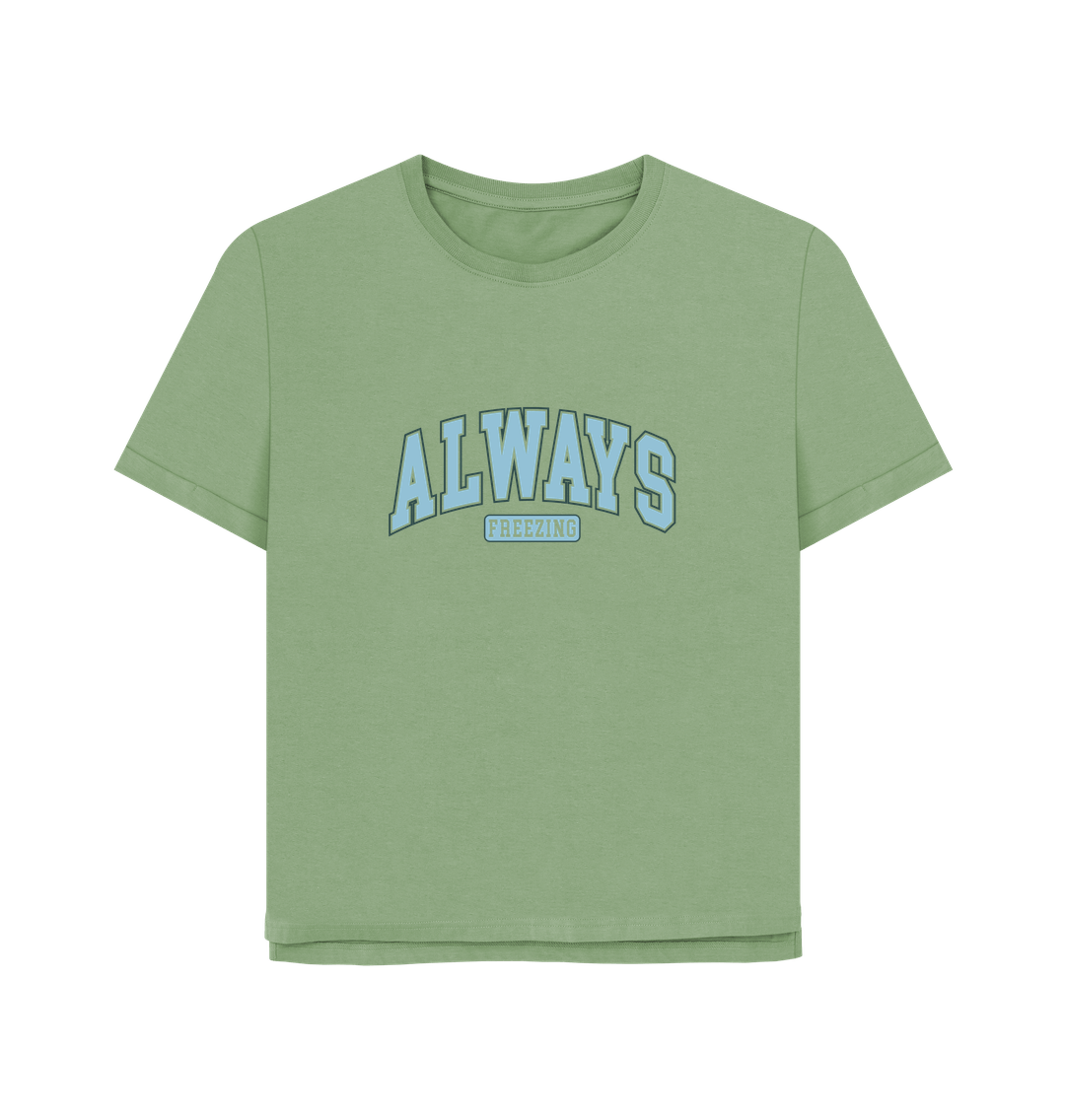 Sage Always Freezing Women's Relaxed Fit T-shirt