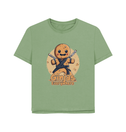 Sage Ginja Ninja Women's Relaxed Fit T-shirt