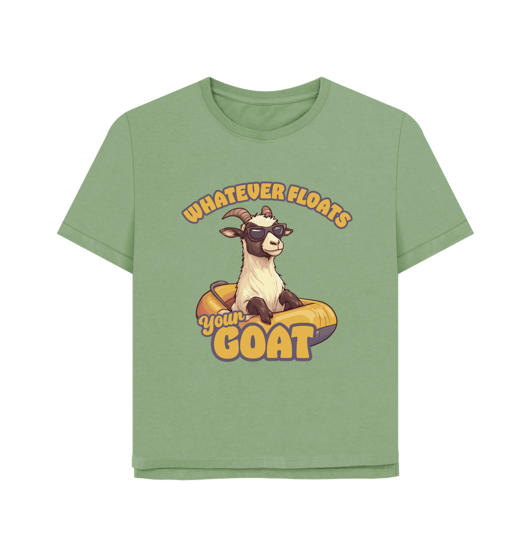 Sage Floats Your Goat Women's Relaxed Fit T-shirt