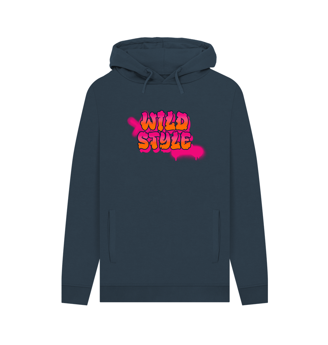 Navy Wild Style Men's Hoodie