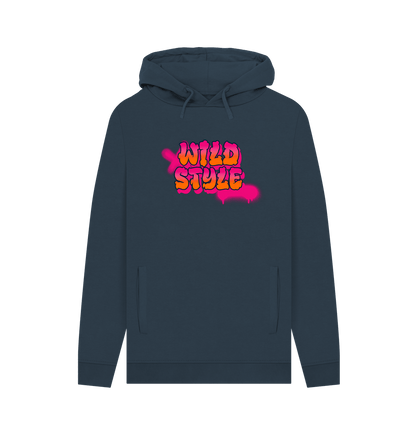 Navy Wild Style Men's Hoodie