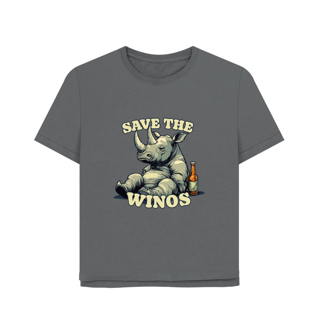 Slate Grey Printed T-shirt