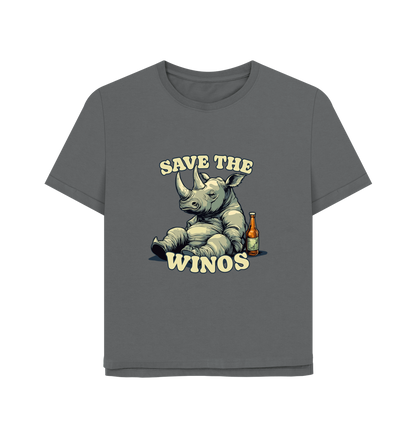 Slate Grey Printed T-shirt