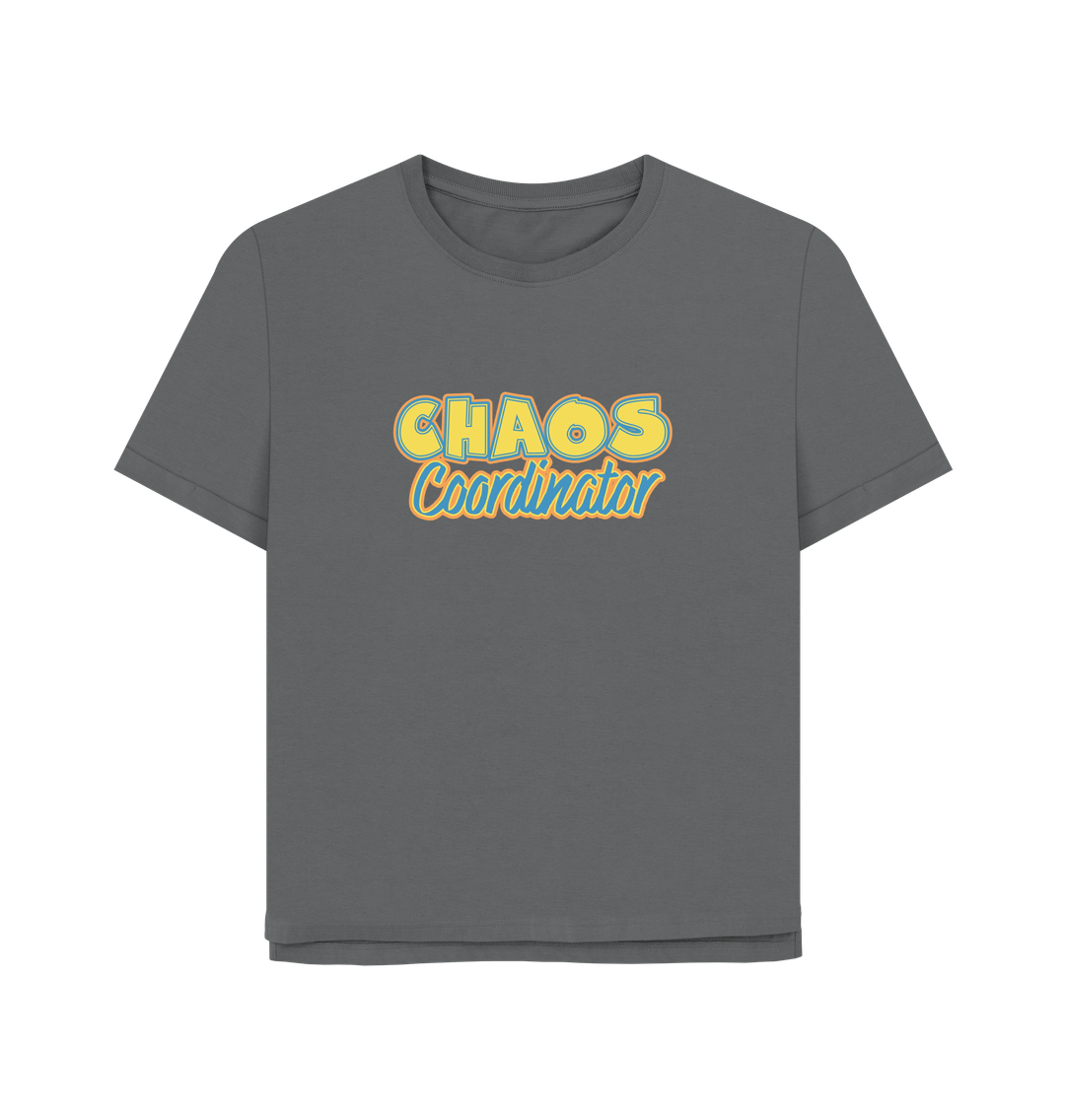 Slate Grey Chaos Coordinator Women's Relaxed Fit T-shirt