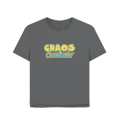 Slate Grey Chaos Coordinator Women's Relaxed Fit T-shirt