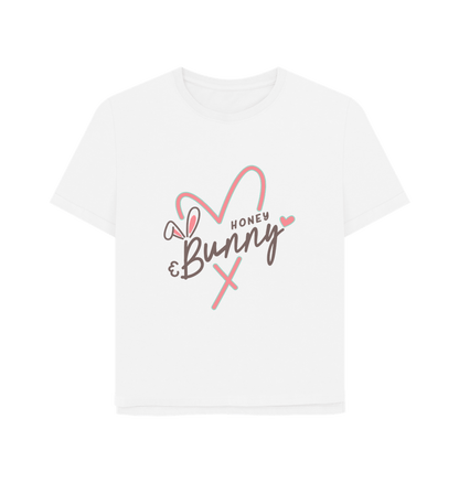 White Honey Bunny Women's Relaxed Fit T-shirt