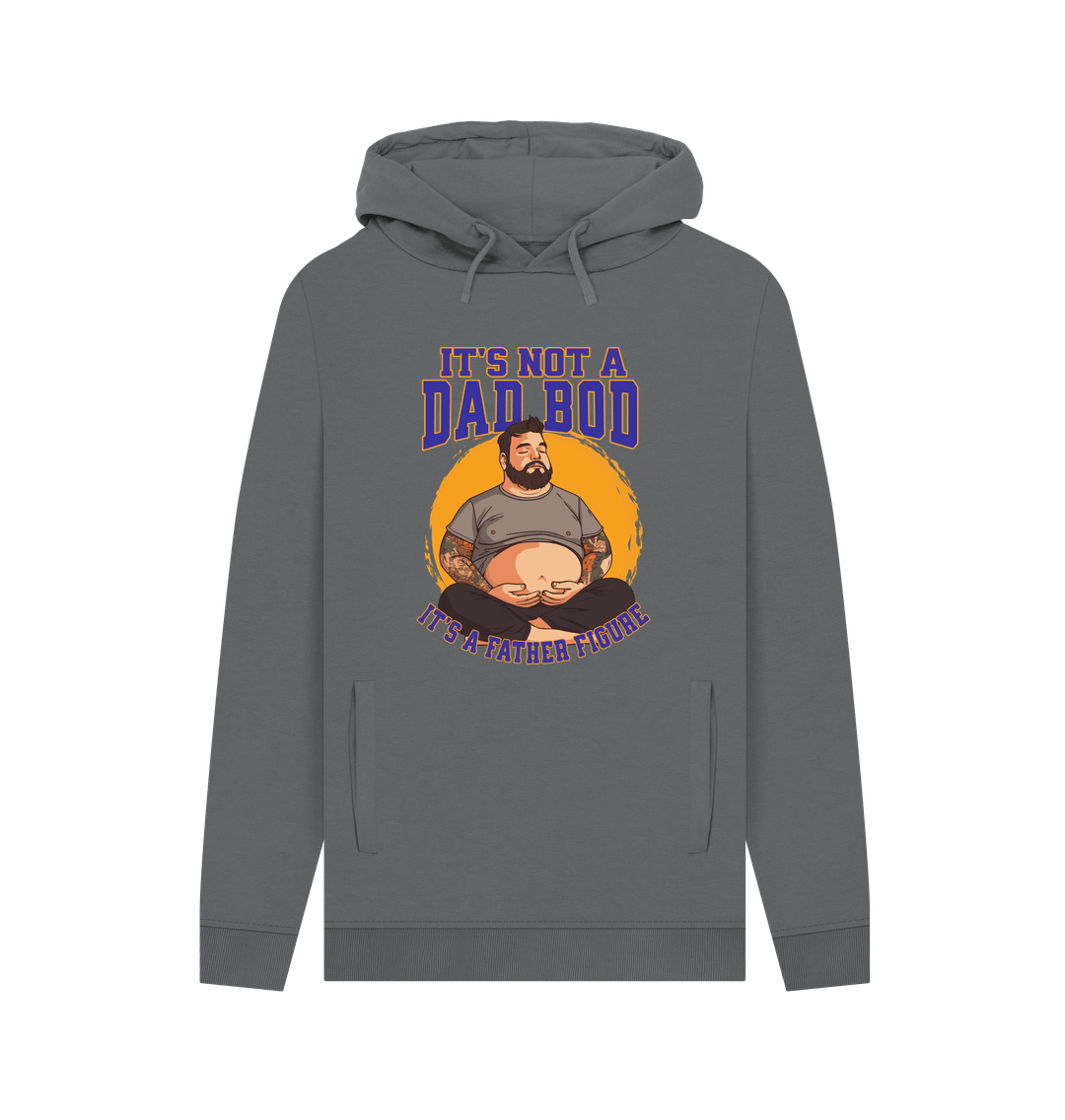 Slate Grey Not A Dad Bod Men's Hoodie