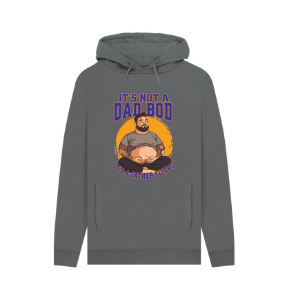 Slate Grey Not A Dad Bod Men's Hoodie