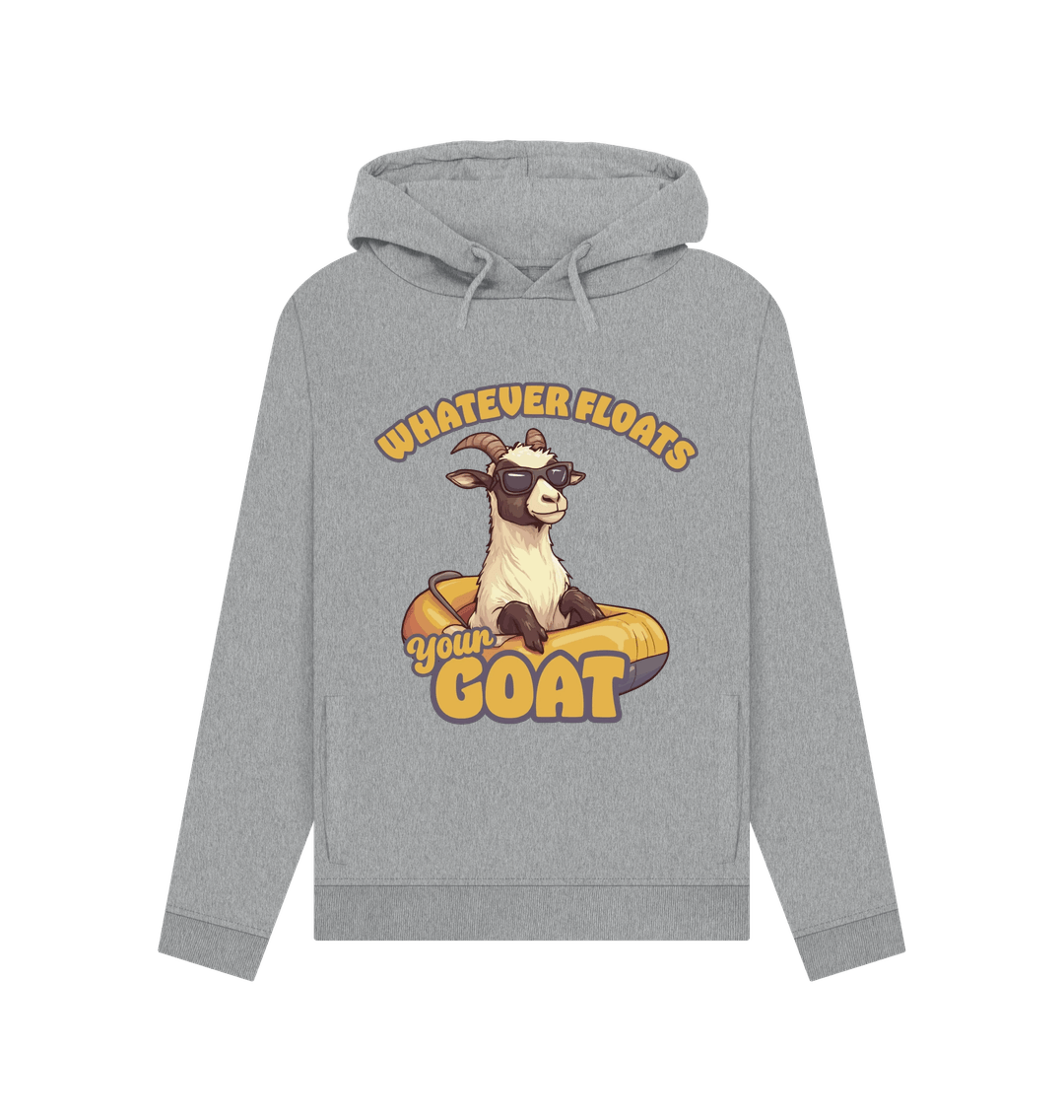 Light Heather Floats Your Goat Women's Hoodie