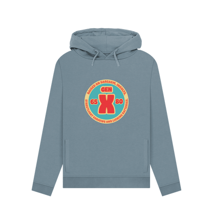Stone Blue Gen X Women's Hoodie