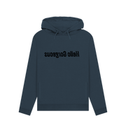 Navy Blue Hello Gorgeous Women's Hoodie