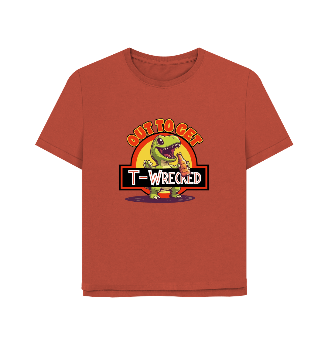 Rust T-Wrecked Women's Relaxed Fit T-shirt