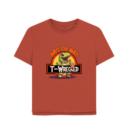Rust T-Wrecked Women's Relaxed Fit T-shirt