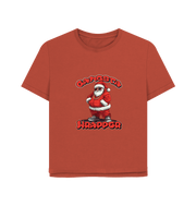 Rust Gangsta Wrapper Women's Relaxed Fit Christmas T-shirt