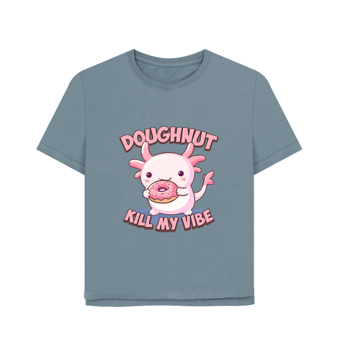 Stone Blue Printed T-shirt