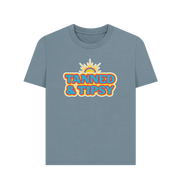 Stone Blue Tanned And Tipsy Women's T-shirt