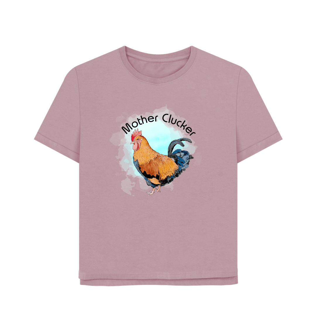 Mauve Mother Clucker Women's Relaxed Fit T-shirt