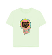 Pastel Green Mama Bear Women's Relaxed Fit T-shirt