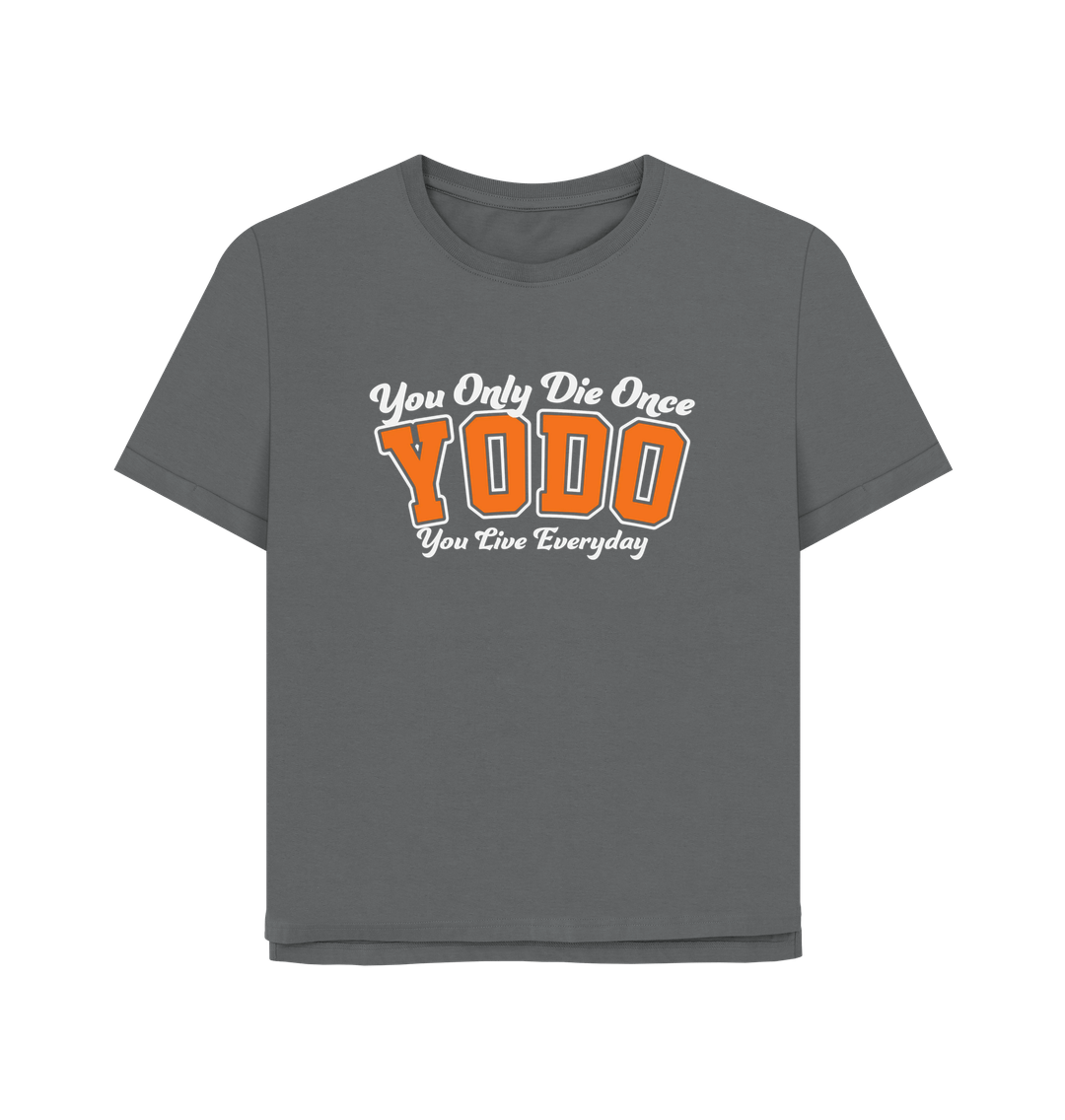 Slate Grey Yodo Women's Relaxed Fit T-shirt