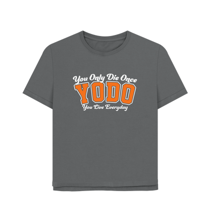 Slate Grey Yodo Women's Relaxed Fit T-shirt