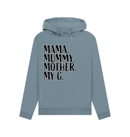 Stone Blue Mama My G Women's Hoodie